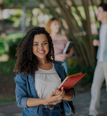 University student from Brazil smiling